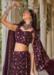 Picture of Ravishing Georgette Purple Readymade Lehenga Choli