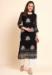 Picture of Bewitching Georgette Black Kurtis & Tunic