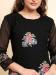 Picture of Bewitching Georgette Black Kurtis & Tunic