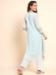 Picture of Alluring Georgette Light Steel Blue Kurtis & Tunic