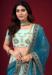 Picture of Lovely Georgette Light Cyan Lehenga Choli