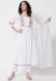 Picture of Classy Rayon White Readymade Salwar Kameez