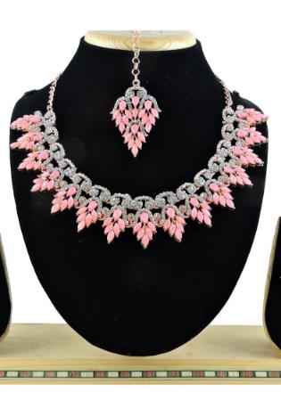 Picture of Exquisite Pink Necklace Set