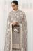 Picture of Classy Georgette Grey Straight Cut Salwar Kameez