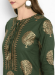 Picture of Alluring Rayon Dark Olive Green Kurtis & Tunic