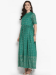 Picture of Amazing Rayon Sea Green Readymade Gown