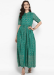 Picture of Amazing Rayon Sea Green Readymade Gown