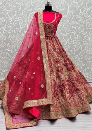 Picture of Ideal Net Rosy Brown Lehenga Choli