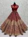 Picture of Classy Net Maroon Lehenga Choli