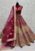 Picture of Statuesque Net Rosy Brown Lehenga Choli