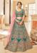 Picture of Charming Silk Teal Lehenga Choli