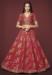 Picture of Sightly Silk Indian Red Lehenga Choli