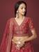 Picture of Sightly Silk Indian Red Lehenga Choli