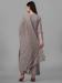 Picture of Georgette Dark Grey Straight Cut Salwar Kameez