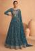 Picture of Georgette Dark Slate Grey Anarkali Salwar Kameez