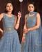 Picture of Ideal Georgette Light Slate Grey Readymade Gown