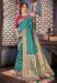 Picture of Comely Silk Teal Saree