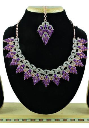 Picture of Ravishing Purple Necklace Set