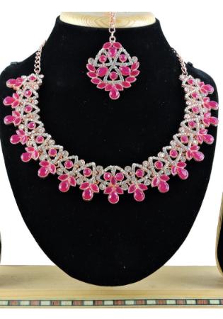 Picture of Beauteous Pink Necklace Set