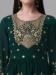 Picture of Georgette Dark Slate Grey Straight Cut Salwar Kameez