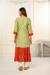 Picture of Pleasing Cotton Dark Khaki Kurtis & Tunic