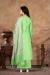 Picture of Well Formed Silk Light Green Straight Cut Salwar Kameez