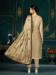 Picture of Graceful Chiffon Beige Straight Cut Salwar Kameez