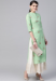 Picture of Superb Rayon Dark Sea Green Kurtis & Tunic