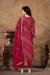 Picture of Sightly Cotton Maroon Straight Cut Salwar Kameez