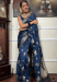 Picture of Bewitching Silk Dark Slate Blue Saree