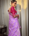 Picture of Fine Silk Medium Orchid Saree