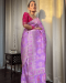 Picture of Fine Silk Medium Orchid Saree