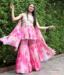 Picture of Cotton & Georgette Pink Readymade Salwar Kameez