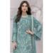 Picture of Georgette Slate Grey Straight Cut Salwar Kameez