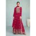 Picture of Gorgeous Georgette Deep Pink Anarkali Salwar Kameez