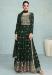 Picture of Well Formed Georgette Sea Green Anarkali Salwar Kameez