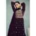 Picture of Beautiful Georgette Purple Anarkali Salwar Kameez