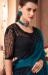 Picture of Taking Georgette & Silk Teal Saree