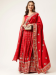 Picture of Rayon & Organza Maroon Readymade Lehenga Choli