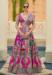 Picture of Well Formed Silk Rosy Brown Lehenga Choli