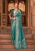 Picture of Beautiful Silk Teal Saree