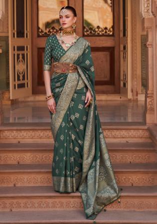 Picture of Nice Silk Dark Slate Grey Saree