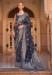 Picture of Superb Silk Navy Blue Saree