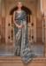 Picture of Beautiful Silk Dim Gray Saree