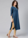 Picture of Splendid Rayon Midnight Blue Kurtis & Tunic