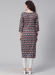 Picture of Delightful Rayon Navy Blue Kurtis & Tunic