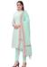 Picture of Cotton Powder Blue Straight Cut Salwar Kameez