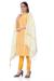 Picture of Cotton Navajo White Straight Cut Salwar Kameez