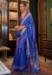 Picture of Wonderful Silk Dark Slate Blue Saree