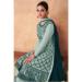 Picture of Georgette Dark Sea Green Straight Cut Salwar Kameez